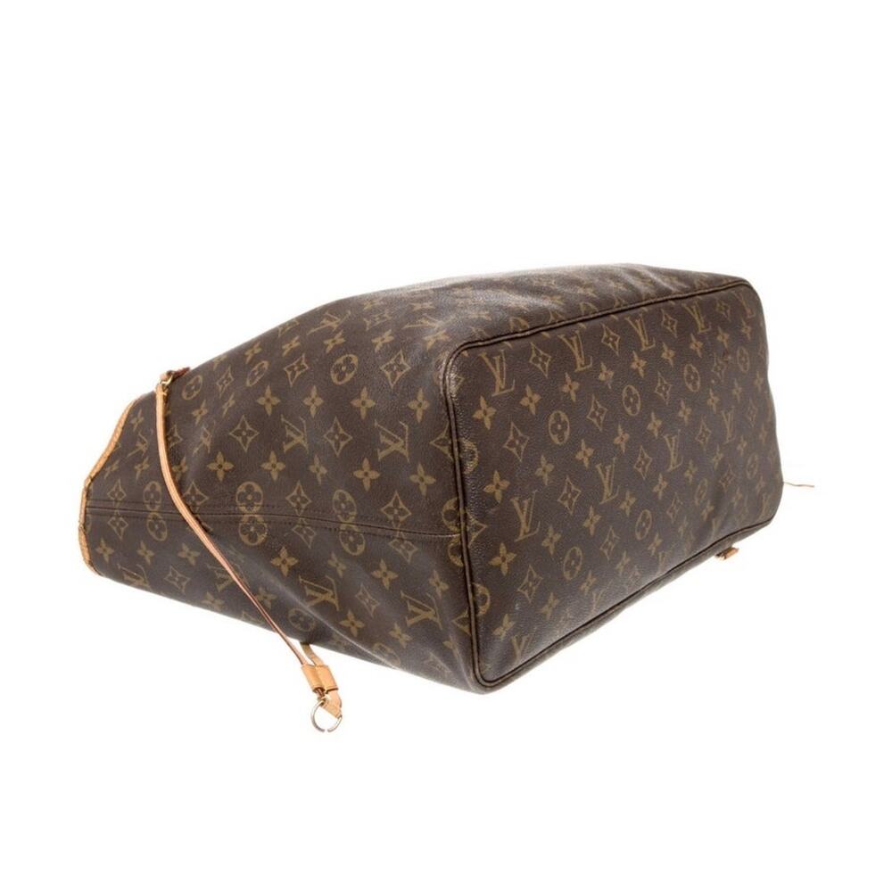 Louis Vuitton Vintage LV Monogram Neverfull GM Brown Coated Canvas Tote Bag - Picture 5 of 8